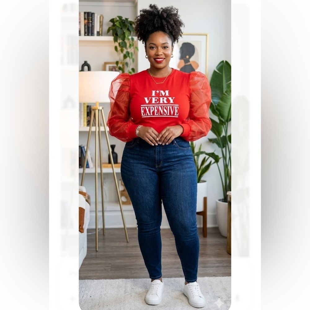 WoWo Vibrant Red Top